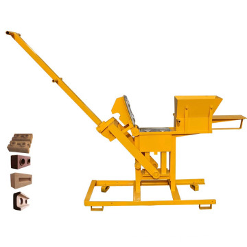 Low investment high profit business house plans small manual clay brick making machine for sale FL1-40 price in Africa